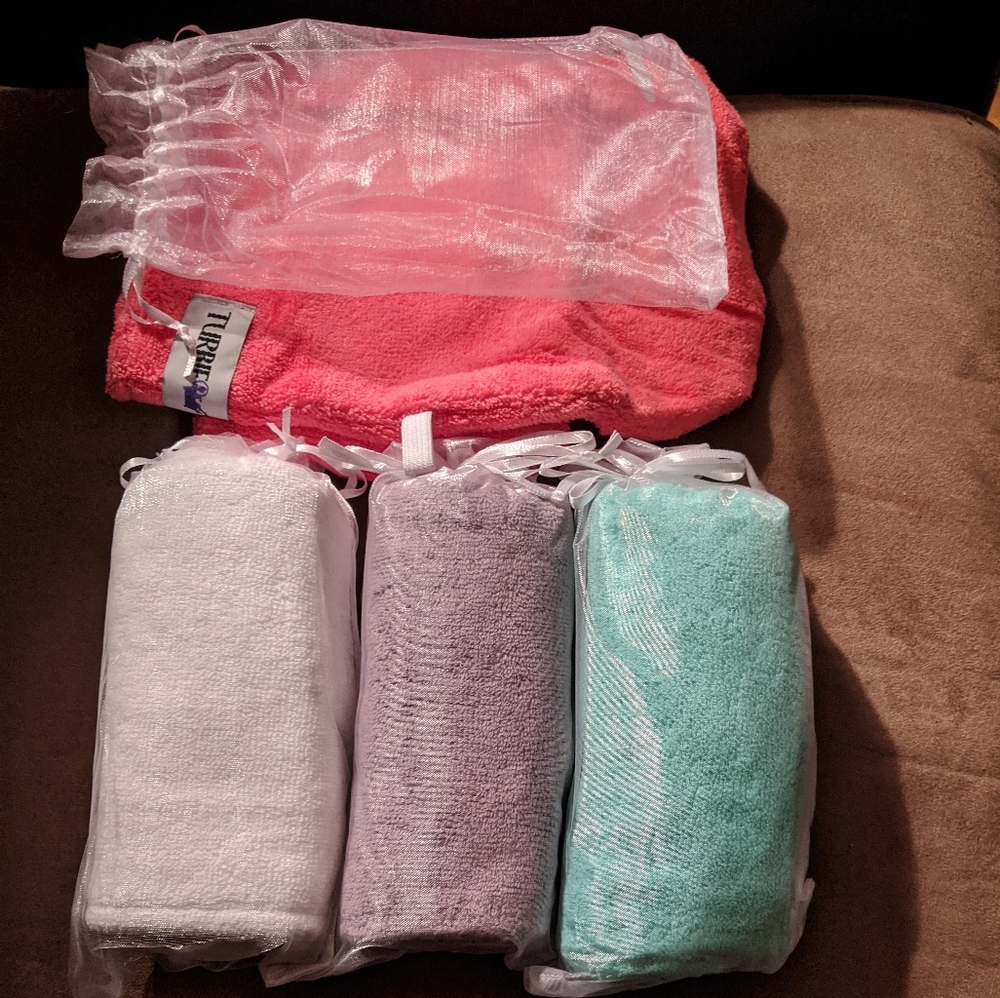 Turbie twist towels NWT